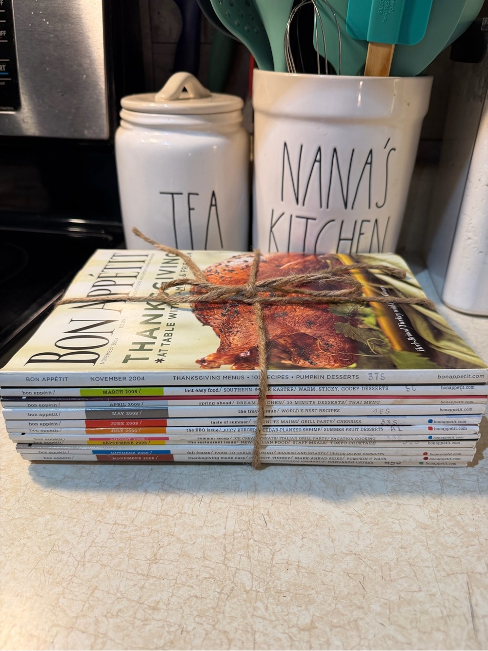 Bon Appétit November 2004 and 2008-11 Magazine Lot- Recipes Cooking Illustrated